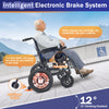 Zurcheel SLT30 All-Terrain Folding Electric Wheelchair with Suspension (20" Wide Seat)