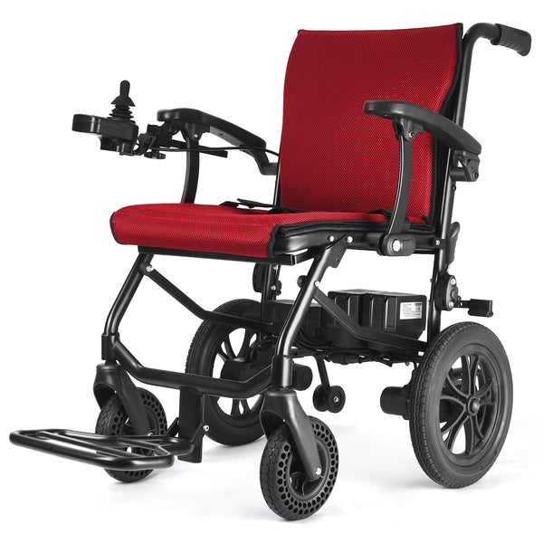Zurcheel SLB30 Ultra-Lightweight Folding Electric Wheelchair (Airline Approved & Travel Ready)