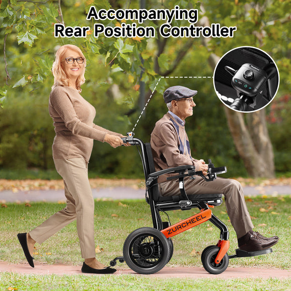 Zurcheel C30 Ultra-Lightweight Carbon Fiber Electric Wheelchair