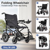 Zurcheel SLF30 Space-Saving Side-Folding Electric Wheelchair (300 lbs Capacity & 19" Wide Seat)