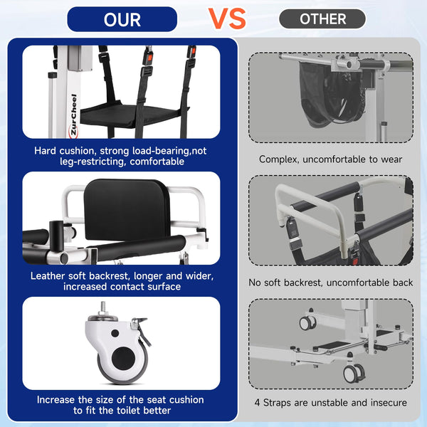 Zurcheel A07 Electric Elevating & Rotating Reclining Chair