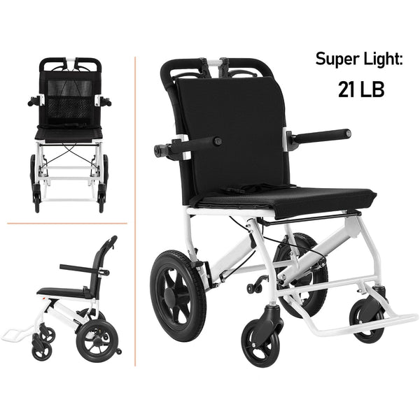 Zurcheel E10 Lightweight Folding Wheelchair