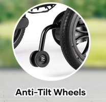 Two SLF30 Anti-Tilt Wheels (one on the left and one on the right)