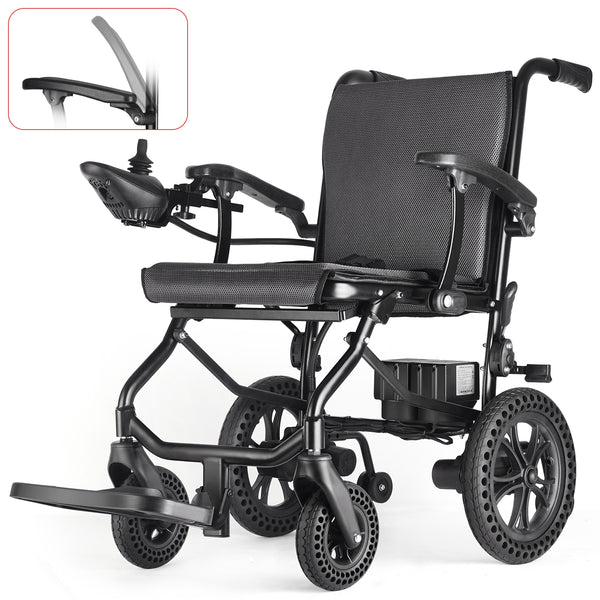 Zurcheel SLB20 Classic Lightweight Folding Electric Wheelchair (Essential Edition)