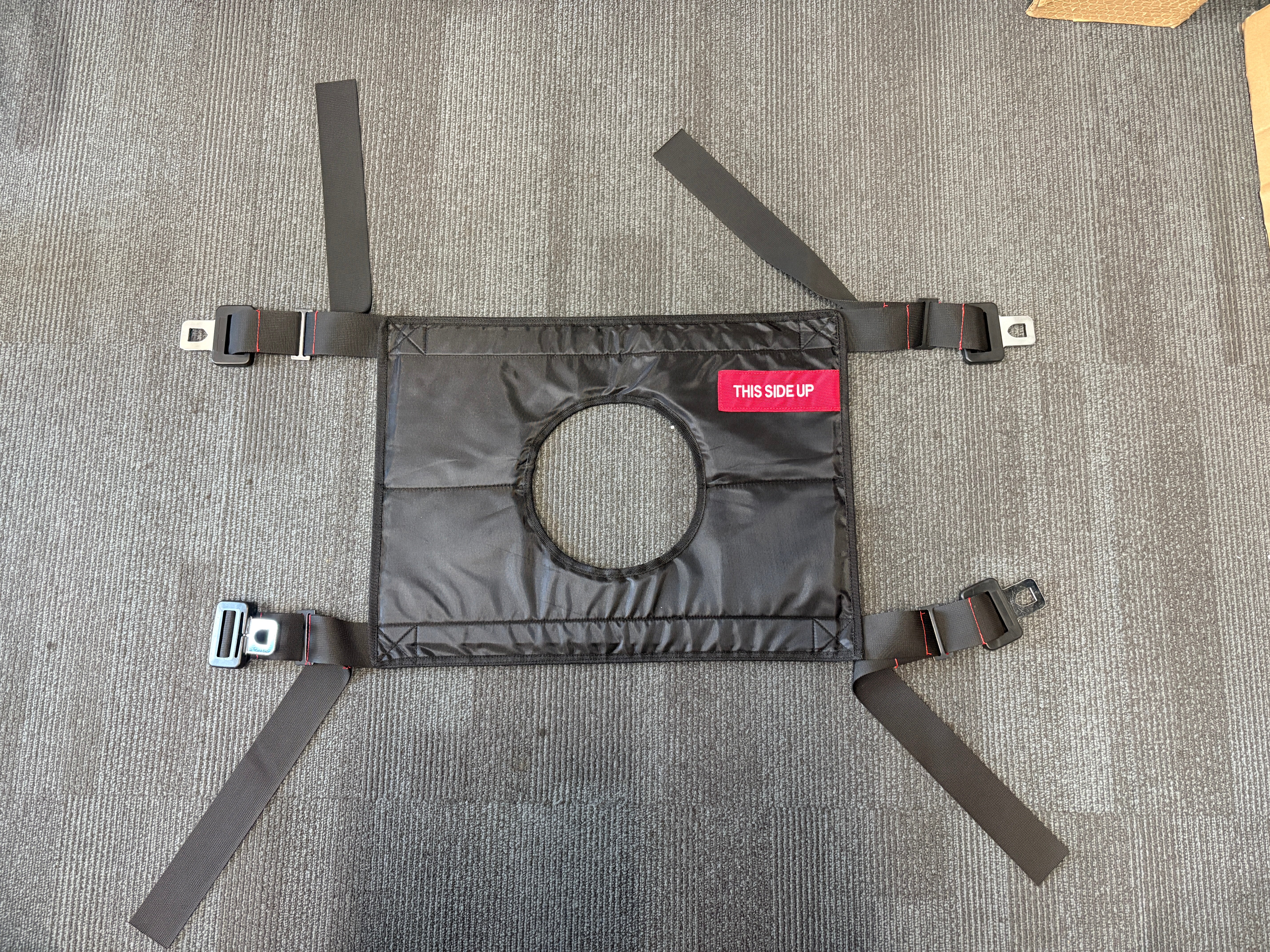 Zurcheel Electric Patient Lift Transfer Chair Accessories, Seats for YW07 (Cushioned seat with hole)