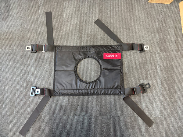 Zurcheel Electric Patient Lift Transfer Chair Accessories, Seats for YW07 (Cushioned seat with hole)