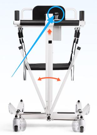 Electric Patient Lift Transfer Chair Lift for Home (Only the switch accessories in the blue circle)