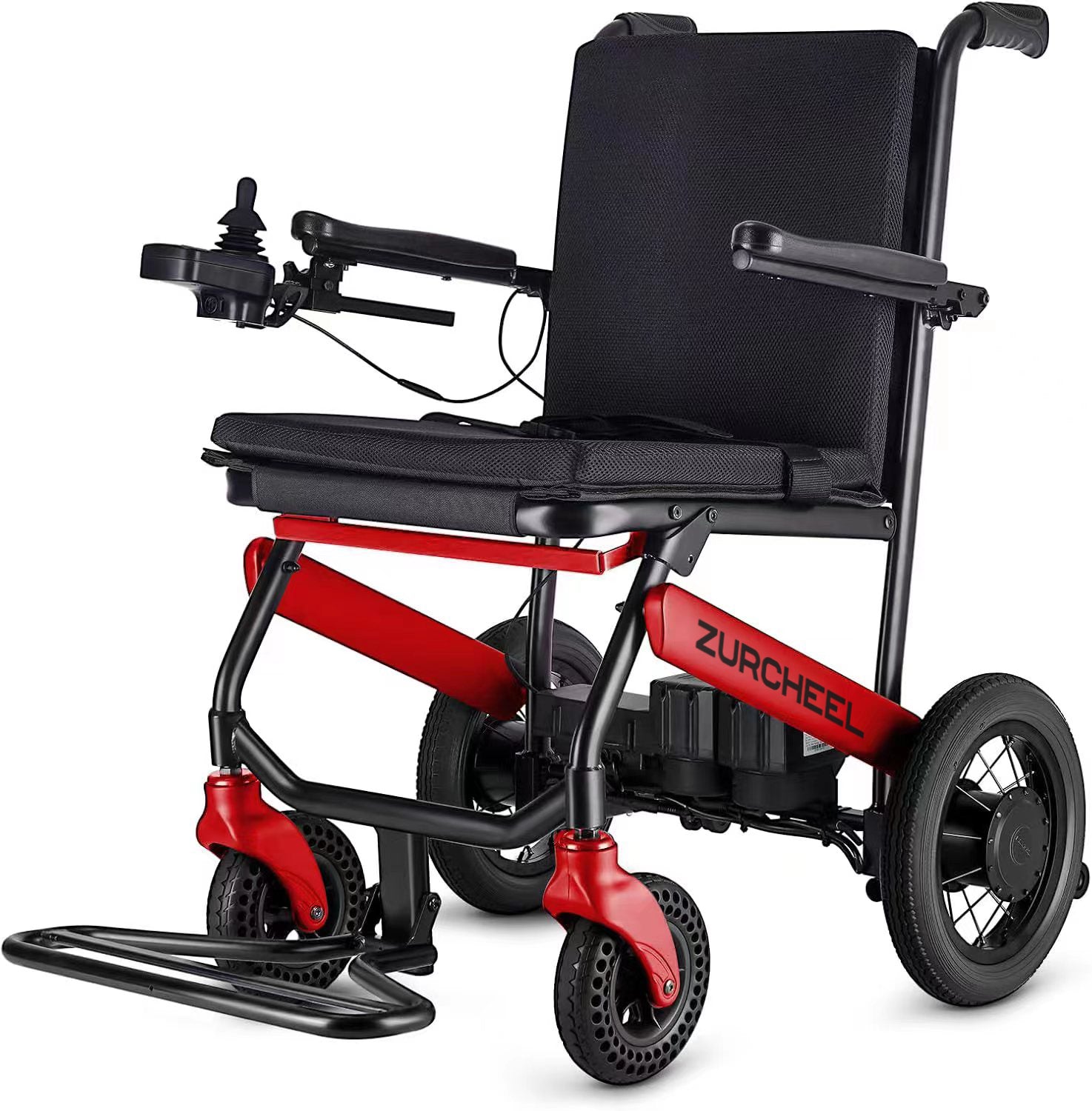 Zurcheel SLB-C30 Carbon Fiber Ultra-Light Electric Wheelchair (600W Motor & Remote Control)