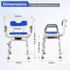 Zurcheel C06 Comfortable Rotating Bathtub/Shower Chair